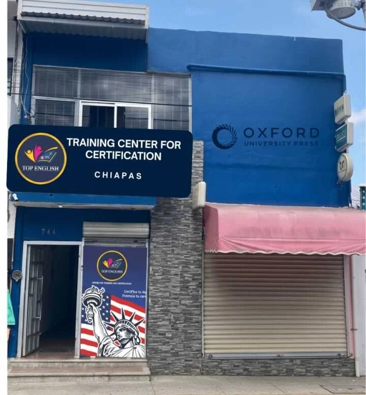 Mapa mostrando ubicación de Top English en Tuxtla Gutiérrez